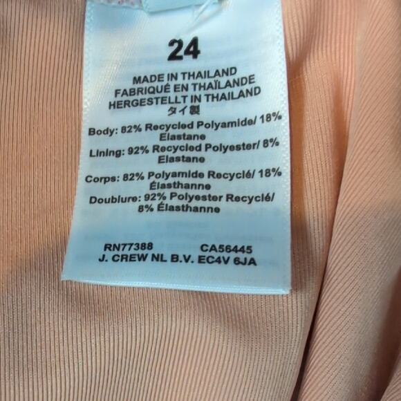 J. Crew NWT Striped One Piece Swimsuit - Picture 10 of 11